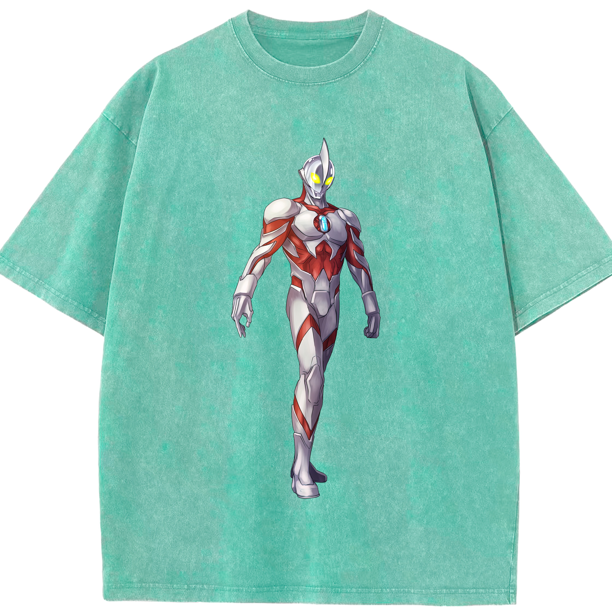 （画像用） ウルトラマン Ultraman 綿100% ヴィンテージ風 半袖Tシャツ（フロントプリント）